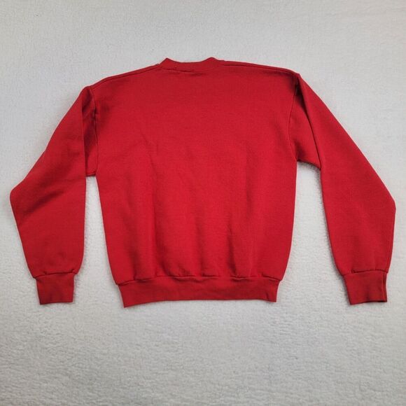 Mickey Mouse Sweatshirt VTG Embroidered Spellout Sweatshirt Large USA Crewneck - Picture 4 of 11